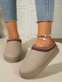 Thumbnail for Round Toe Platform Slippers