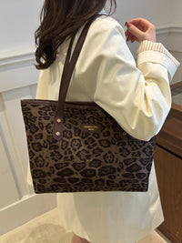 Thumbnail for Leopard Polyester Tote Bag