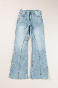 Thumbnail for High Waist Bootcut Jeans with Pockets