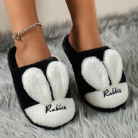 Thumbnail for Rabbit Ears Round Toe Slippers