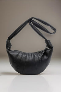 Thumbnail for Zenana Vegan Leather Croissant Crossbody Bag