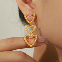 Thumbnail for Titanium Steel Heart Earrings