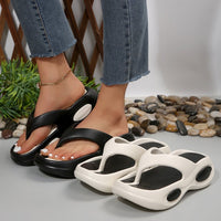 Thumbnail for Toe Post Wedge Sandals