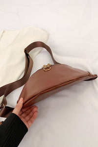 Thumbnail for PU Leather Sling Bag with Small Purse