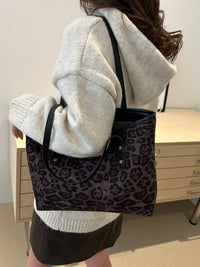 Thumbnail for Leopard Polyester Tote Bag