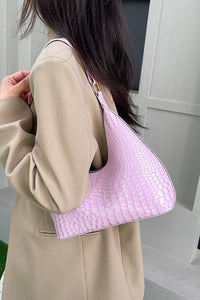 Thumbnail for PU Leather Stone Texture Shoulder Bag