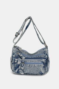 Thumbnail for Adjustable Strap Denim Crossbody Bag