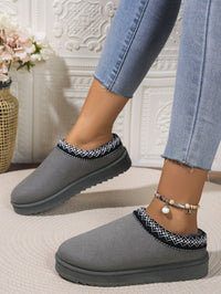 Thumbnail for Round Toe Platform Slippers