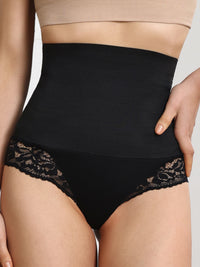 Thumbnail for Lace Detail High Waist Shaping Panty