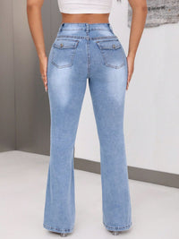 Thumbnail for Bootcut Jeans with Pockets