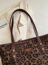 Thumbnail for Leopard Polyester Tote Bag