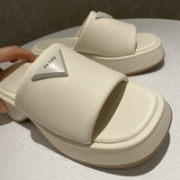 Thumbnail for PU Leather Platform Sandals