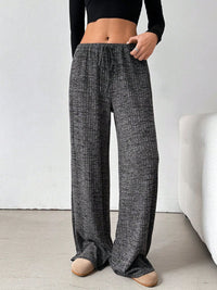 Thumbnail for Tied Striped Wide Leg Pants