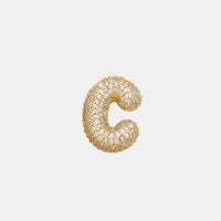 Thumbnail for Gold-Plated Inlaid Zircon Letter Necklace