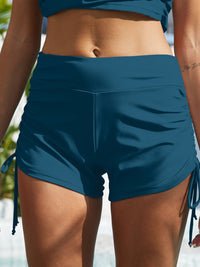 Thumbnail for Drawstring Mid-Rise Waist Swim Shorts