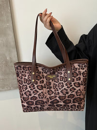 Thumbnail for Leopard Polyester Tote Bag