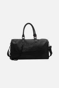 Thumbnail for Zenana PU Leather Weekender Travel Duffle Bag
