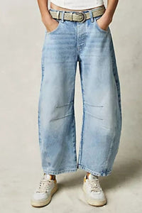 Thumbnail for Wide Leg Jeans with Pockets