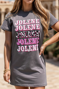 Thumbnail for JOLENE Round Neck Short Sleeve T-Shirt
