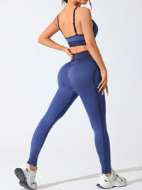 Thumbnail for Scoop Neck Cami and High Waist Leggings Active Set