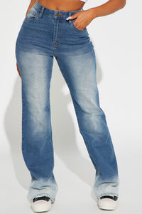 Thumbnail for Pocketed Buttoned Straight Jeans