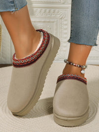 Thumbnail for Round Toe Platform Slippers