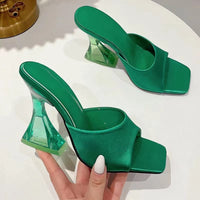 Thumbnail for Open Toe High Heel Sandals