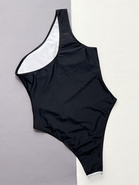 Thumbnail for Contrast Panel One-Piece Swimsuit