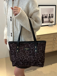 Thumbnail for Leopard Polyester Tote Bag