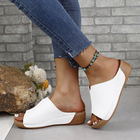 Thumbnail for PU Leather Open Toe Sandals