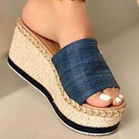 Thumbnail for PU Leather Open Toe Sandals