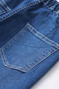 Thumbnail for Elastic Waist Bootcut Jeans with Pockets