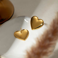 Thumbnail for Stainless Steel Heart Stud Earrings