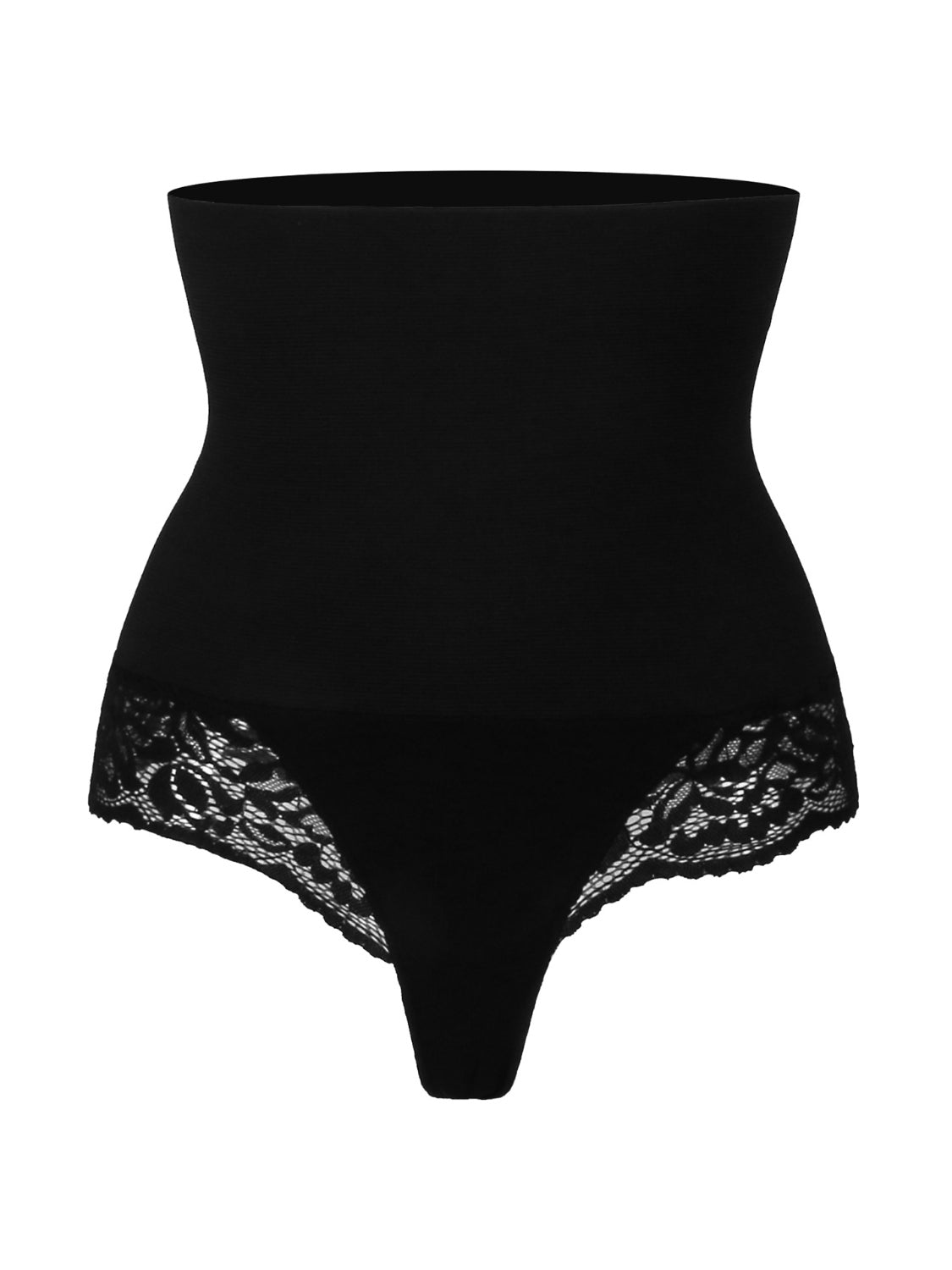 Lace Detail High Waist Shaping Panty