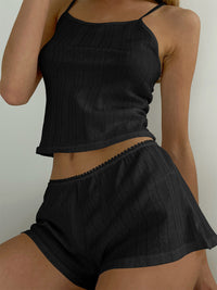 Thumbnail for Square Neck Cami and Shorts Set