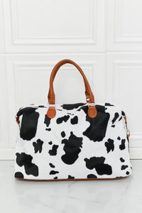 Thumbnail for Animal Print Plush Weekender Bag