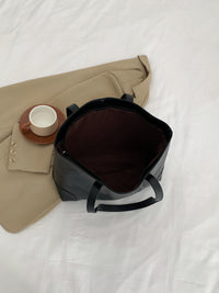 Thumbnail for PU Leather Medium Tote Bag