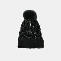 Thumbnail for Thermal Knit Hat with Pompom