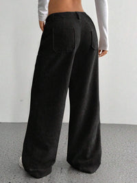 Thumbnail for Wide Leg Pants with Pockets