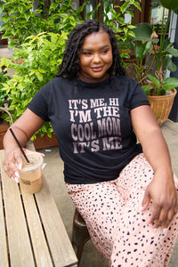 Thumbnail for Simply Love Full Size IT'S ME,HI I'M THE COOL MOM IT'S ME Round Neck T-Shirt
