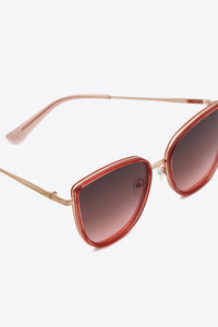 Thumbnail for Full Rim Metal-Plastic Hybrid Frame Sunglasses