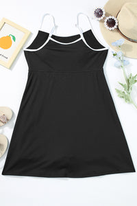 Thumbnail for Contrast Trim Scoop Neck One-Piece Swimwear