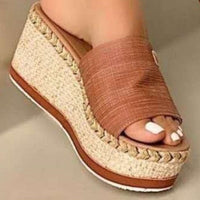 Thumbnail for PU Leather Open Toe Sandals