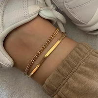 Thumbnail for 18K Gold-Plated Ankle Bracelet