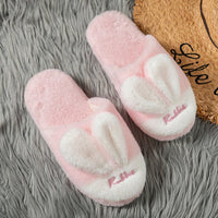 Thumbnail for Rabbit Ears Round Toe Slippers