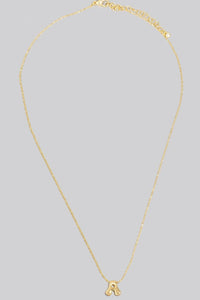 Thumbnail for Fame Gold Dipped Bubble Letter Pendant Necklace