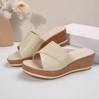 Thumbnail for PU Leather Open Toe Sandals