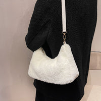 Thumbnail for Faux Fur Removable Strap Shoulder Bag