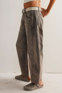 Thumbnail for Wide Leg Jeans with Pockets