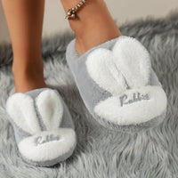 Thumbnail for Rabbit Ears Round Toe Slippers